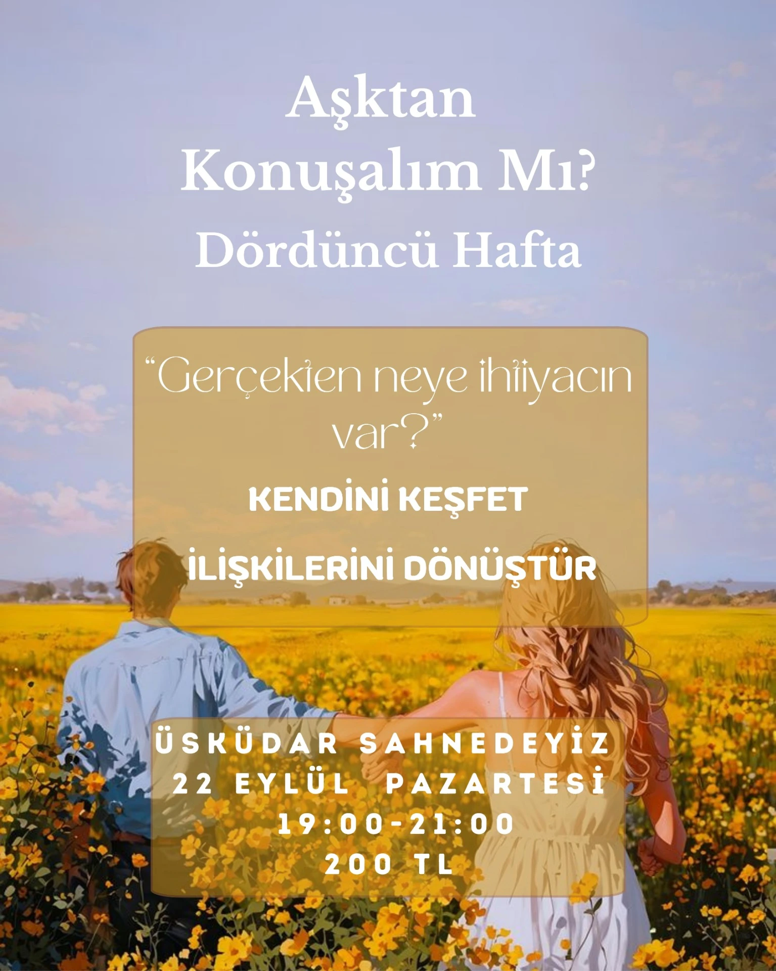 Aşktan Konuşalım mı? atölyesi